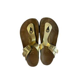 Birkenstock Papillio Gold Gizeh size 39 8 Great condition